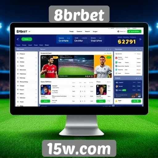 Interface de usuário do 8brbet é intuitiva