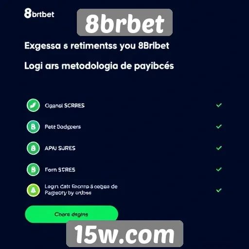 Metodologia de pagamento e retirada no 8brbet